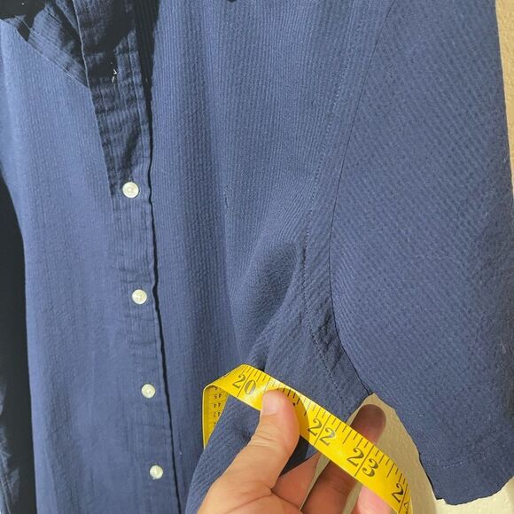 Polo Ralph Lauren
Classic Fit Seersucker Shirt in Navy - Picture 7 of 7